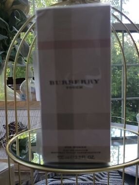 Burberry Touch Pink and Beige Plaid Fragrance Box NIB SEALED